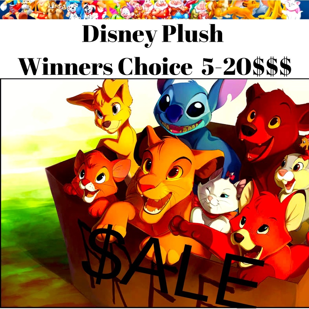 Winners choice 🔥 Disney Plush 5-20$